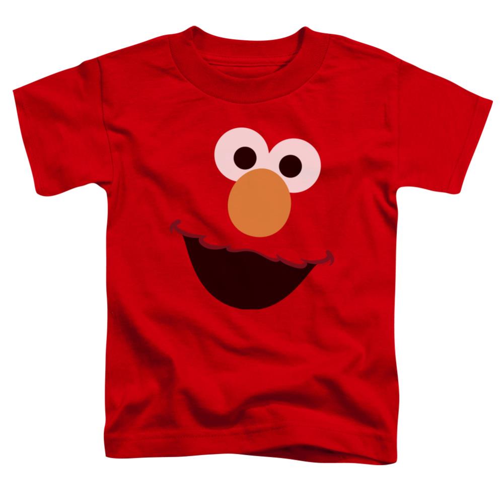 Sesame Street Elmo Face Toddler 18/1 Cotton Short-Sleeve T-Shirt