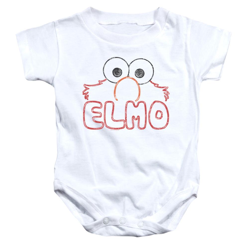 Sesame Street Elmo Letters Infant's Cotton SS Snapsuit