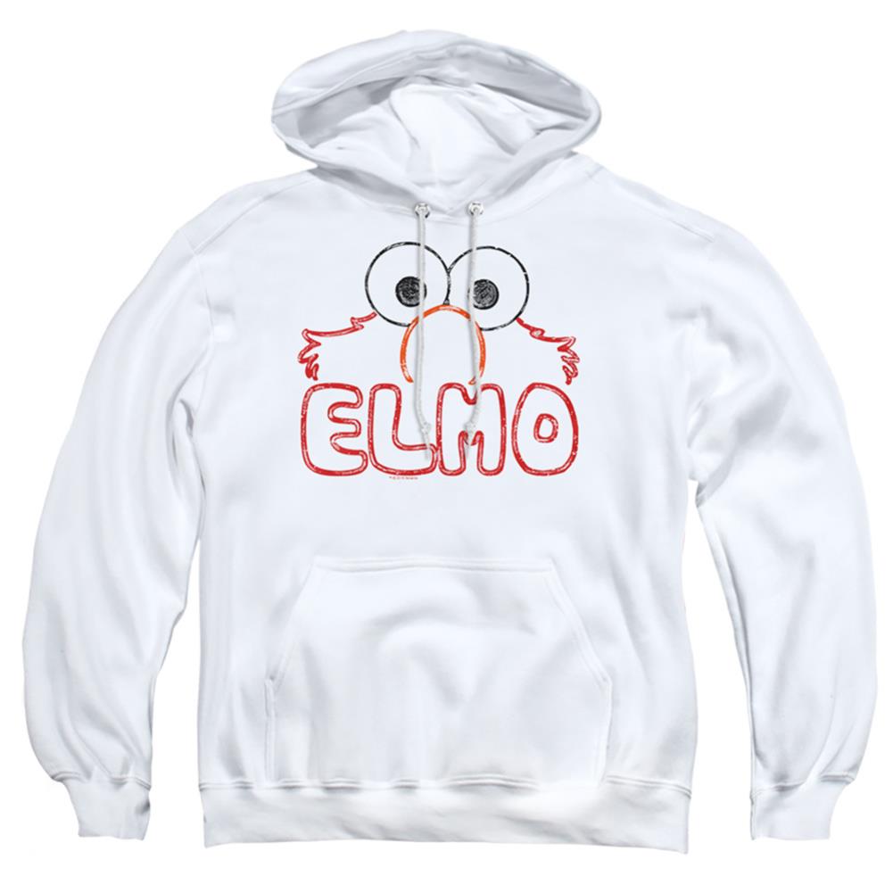 Sesame Street Elmo Letters Men's Pull-Over 75 25 Poly Hoodie