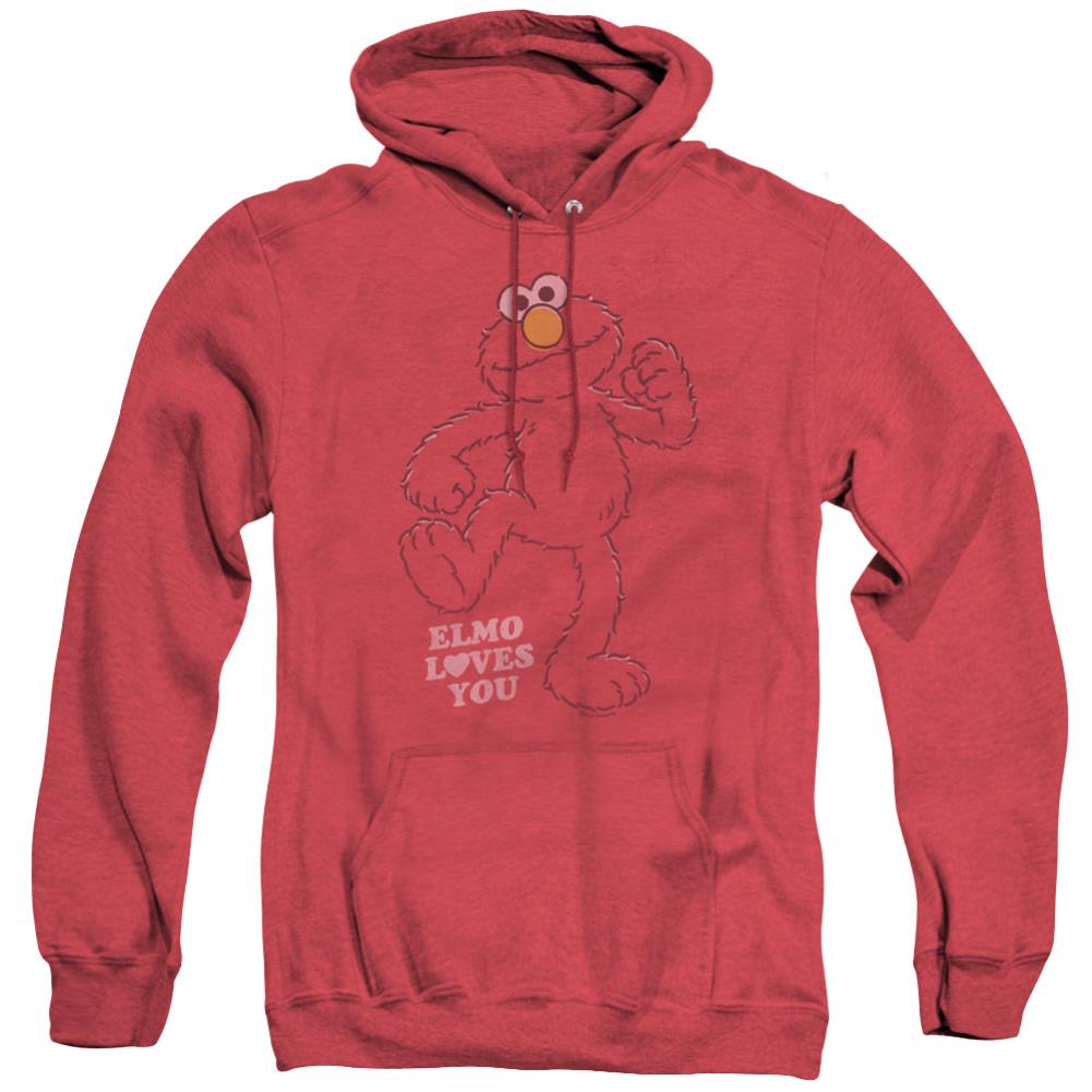 Sesame Street Elmo Loves You Men's Pull-Over Hoodie