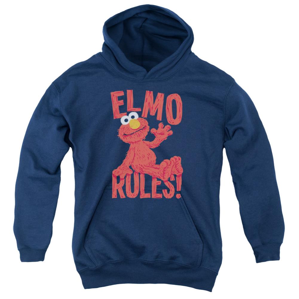 Sesame Street Elmo Rules Youth Cotton Poly Pull-Over Hoodie