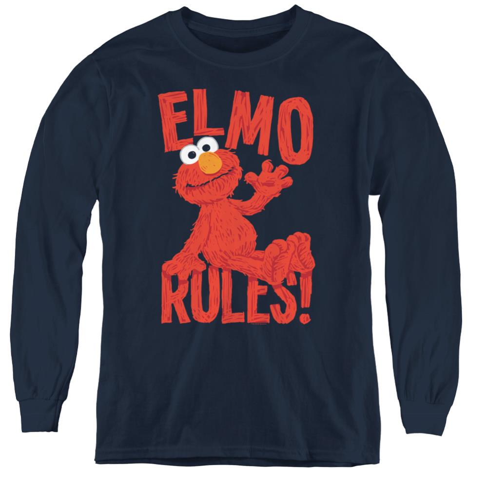 Sesame Street Elmo Rules Youth Long-Sleeve T-Shirt