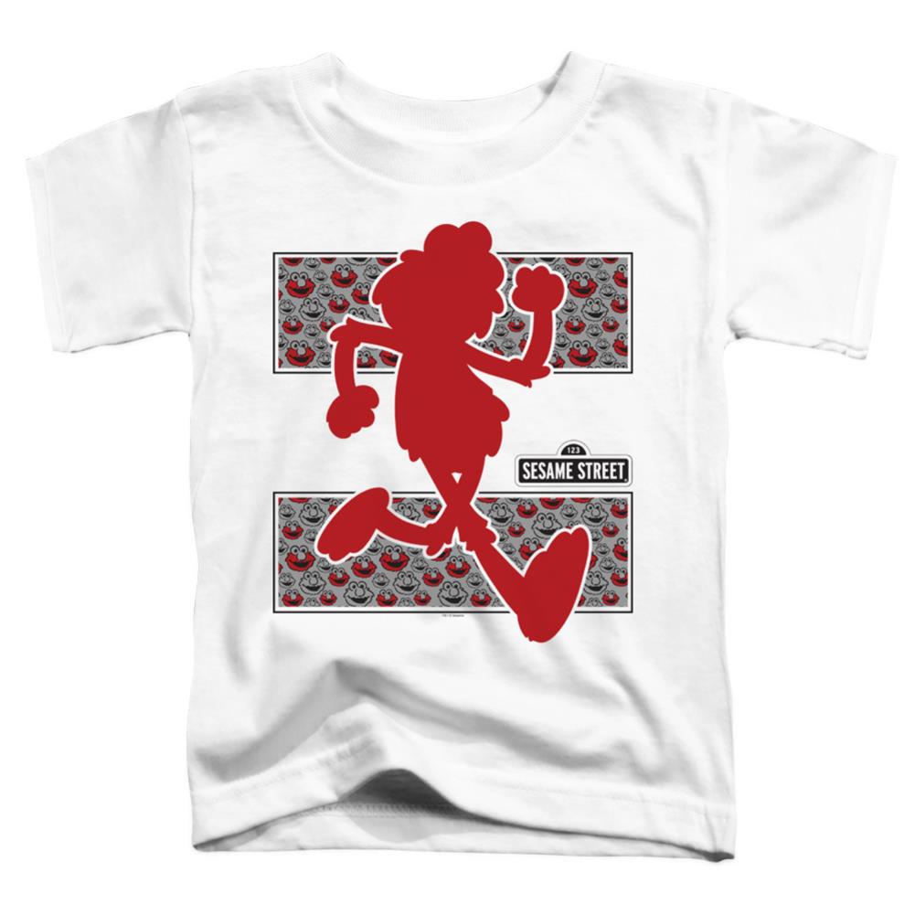 Sesame Street Elmo Runs Toddler 18/1 Cotton Short-Sleeve T-Shirt