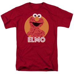 Sesame Street Elmo Scribble Men's 18/1 Cotton Short-Sleeve T-Shirt