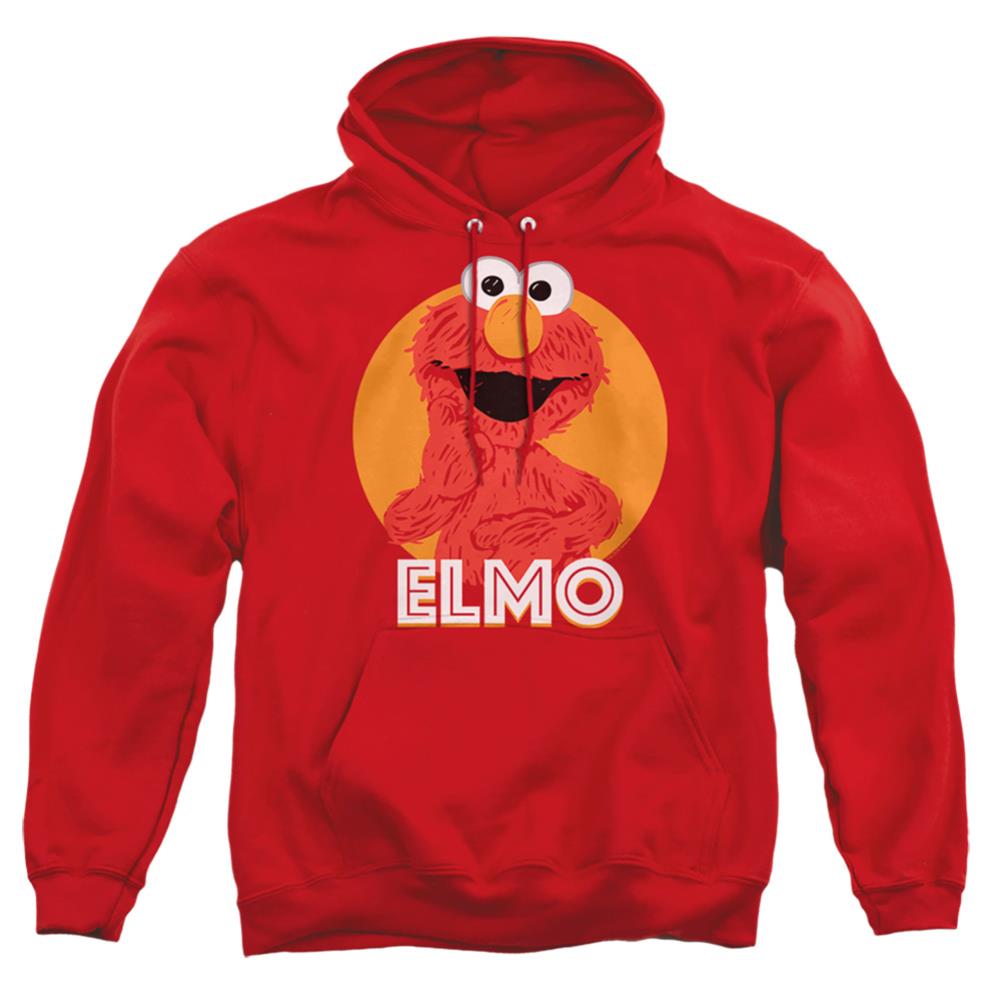 Sesame Street Elmo Scribble Men's Pull-Over 75 25 Poly Hoodie