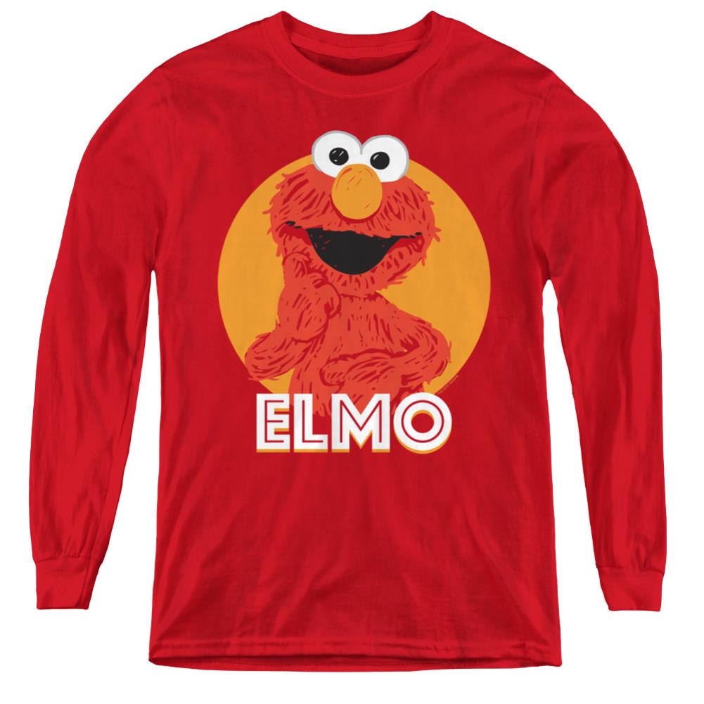 Sesame Street Elmo Scribble Youth Long-Sleeve T-Shirt