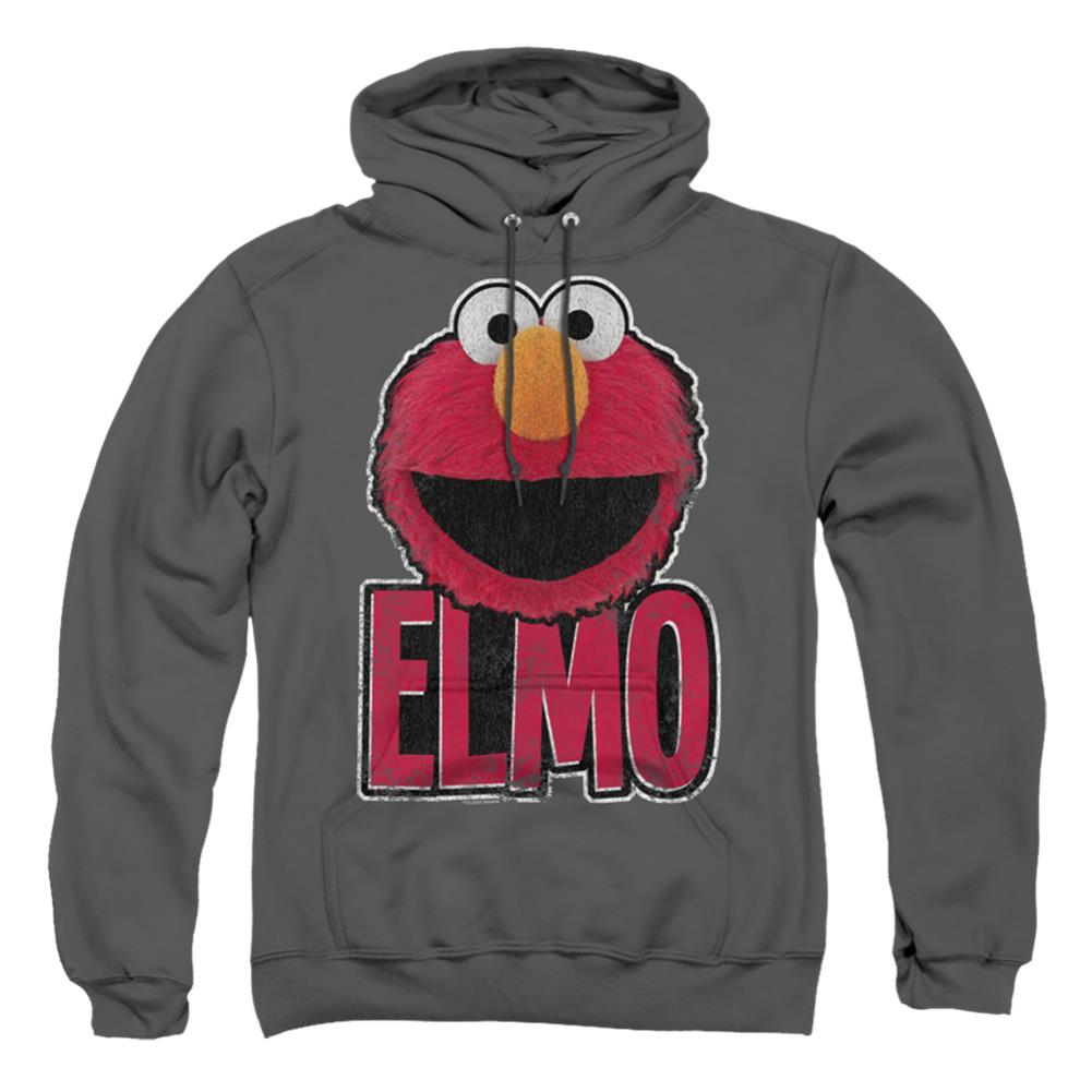 Sesame Street Elmo Smile Men's Pull-Over 75 25 Poly Hoodie