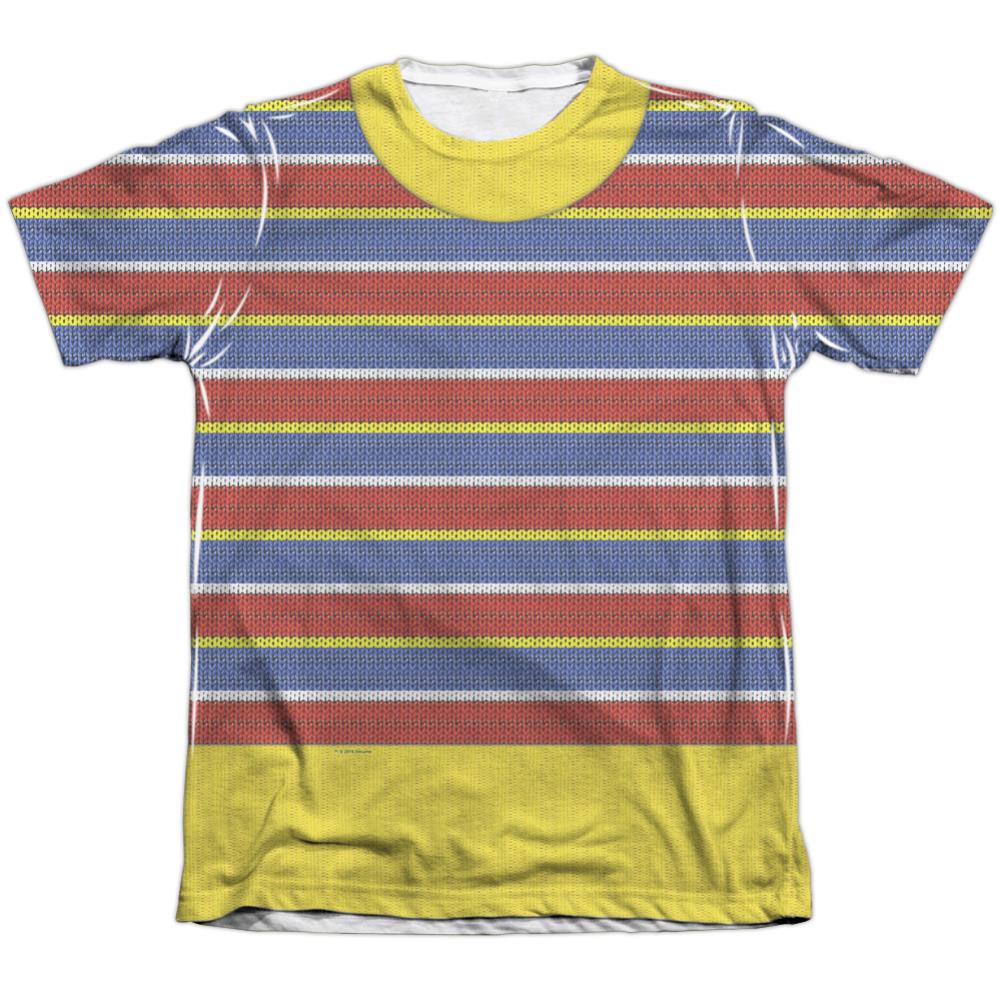 Sesame Street Ernie Costume Men's Regular Fit Poly Cotton Short-Sleeve T-Shirt