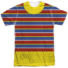 Sesame Street Ernie Costume Men's Regular Fit Polyester Short-Sleeve T-Shirt