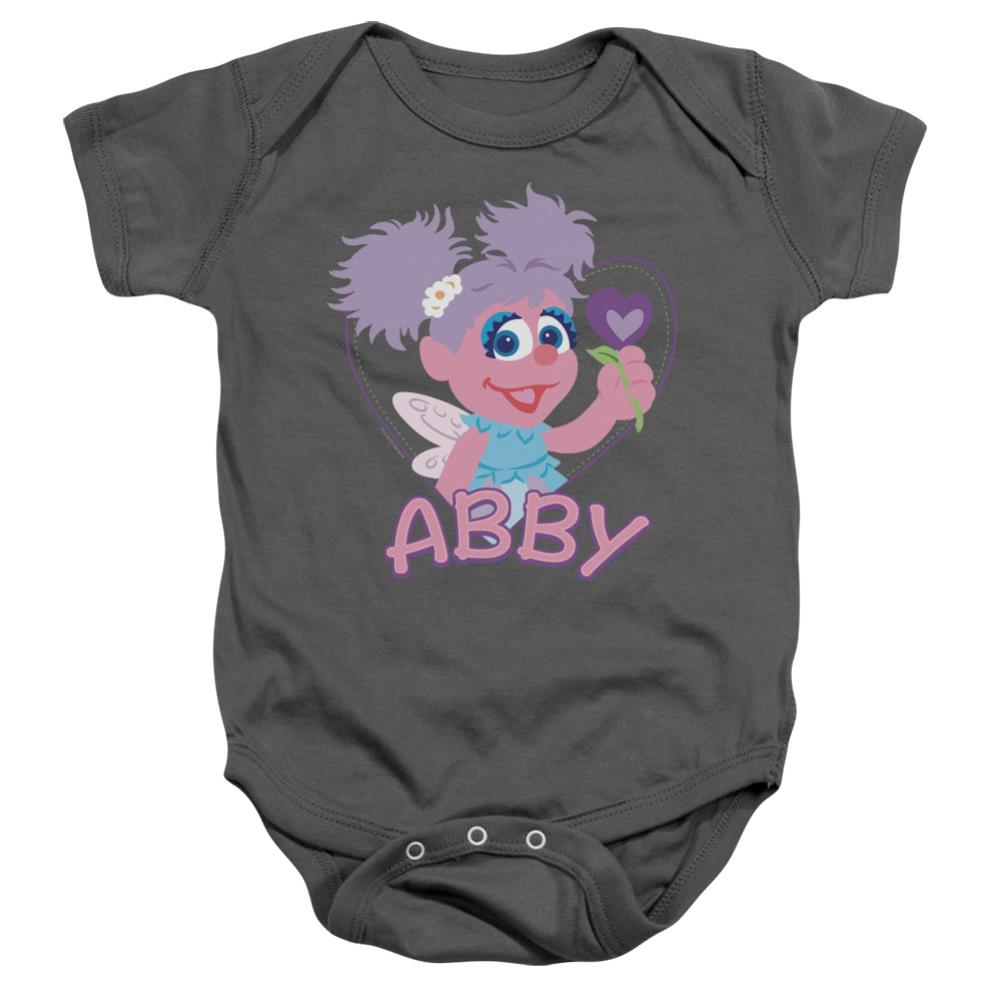 Sesame Street Flat Abby Infant's Cotton SS Snapsuit