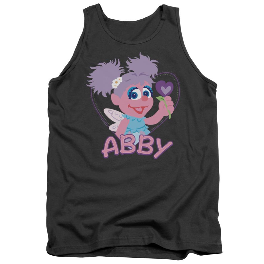 Sesame Street Flat Abby Men's 18/1 Cotton Tank Top
