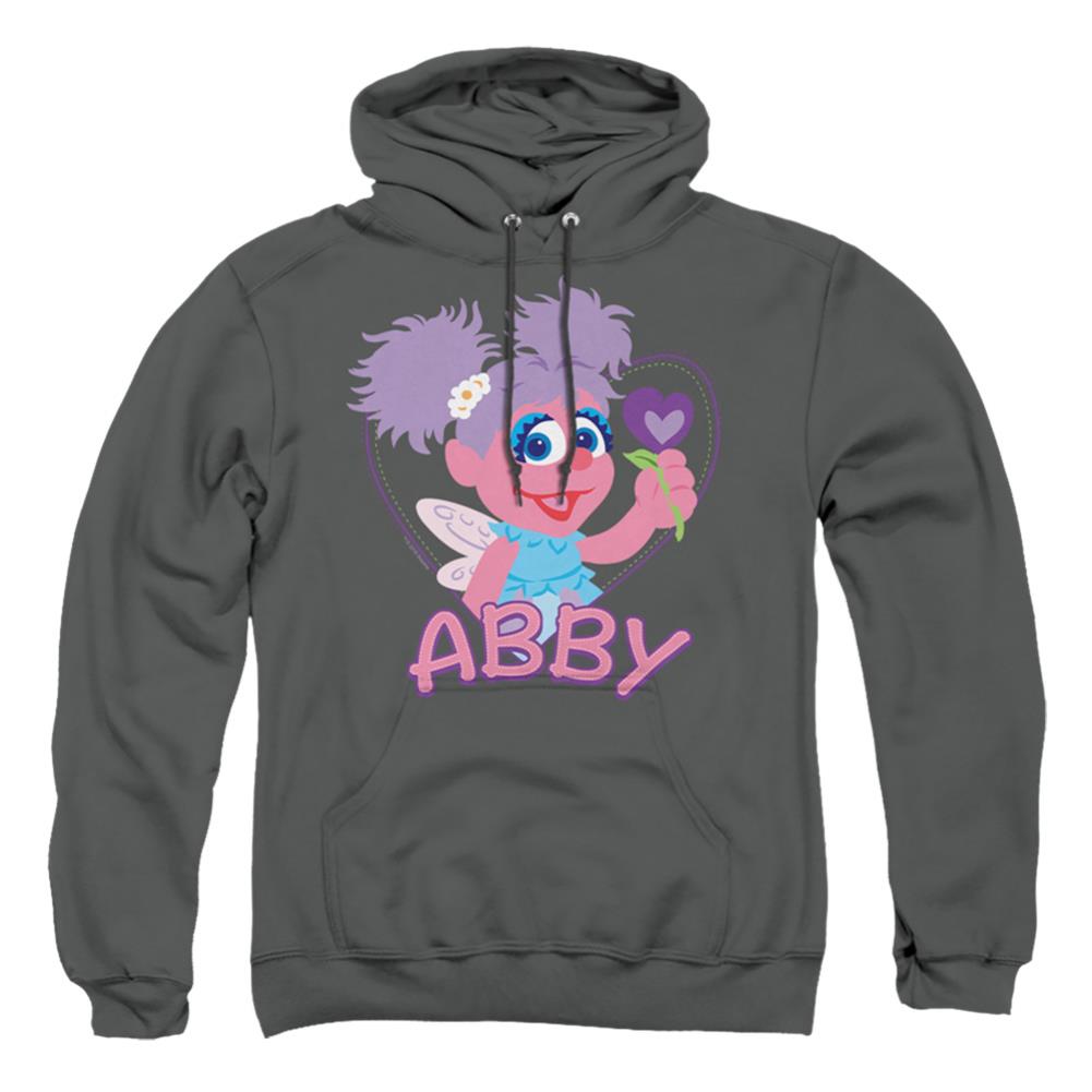 Sesame Street Flat Abby Men's Pull-Over 75 25 Poly Hoodie