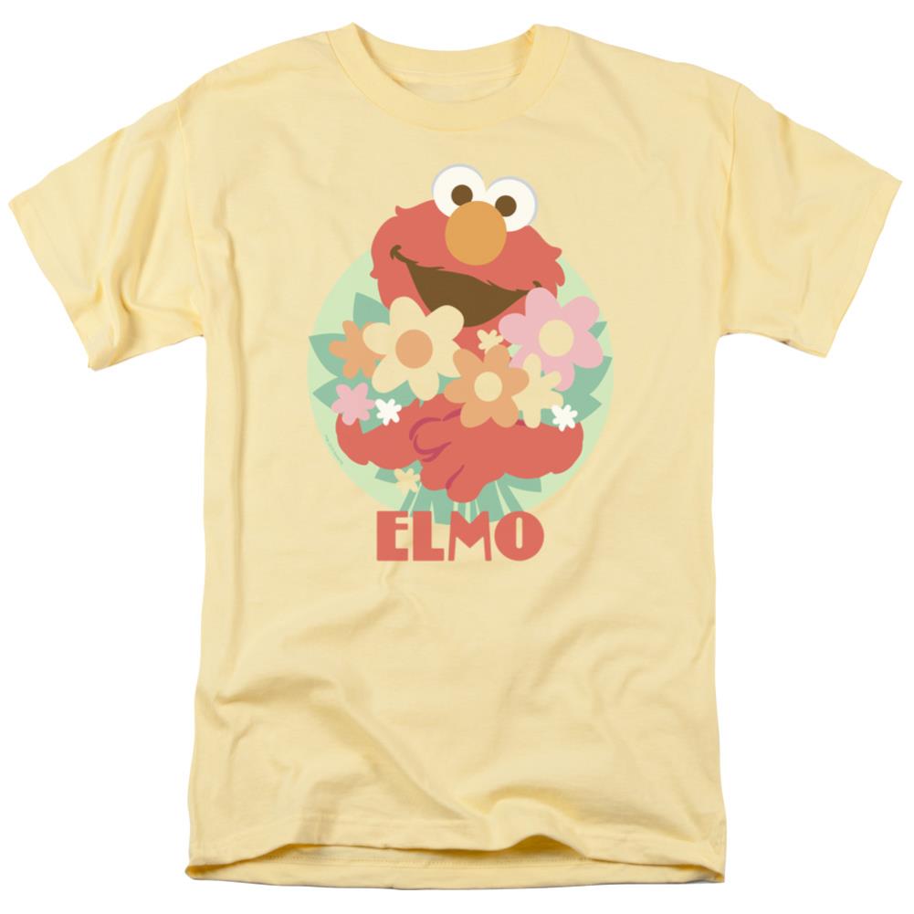 Sesame Street Flowers For You Men's 18/1 Cotton Short-Sleeve T-Shirt