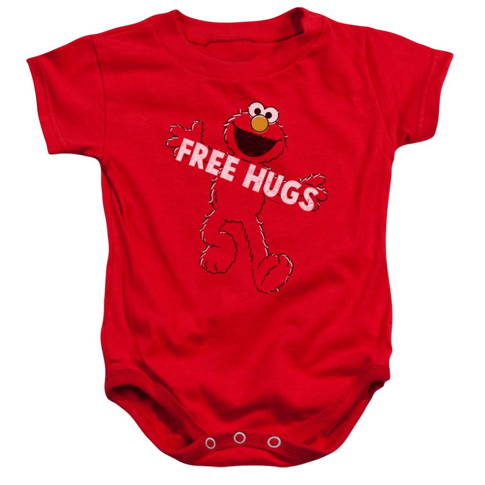 Sesame Street Free Hugs Infant's Cotton SS Snapsuit
