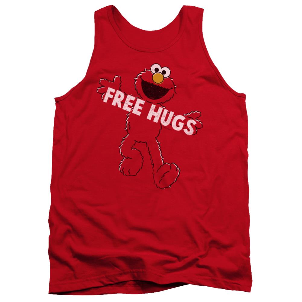 Sesame Street Free Hugs Men's 18/1 Cotton Tank Top