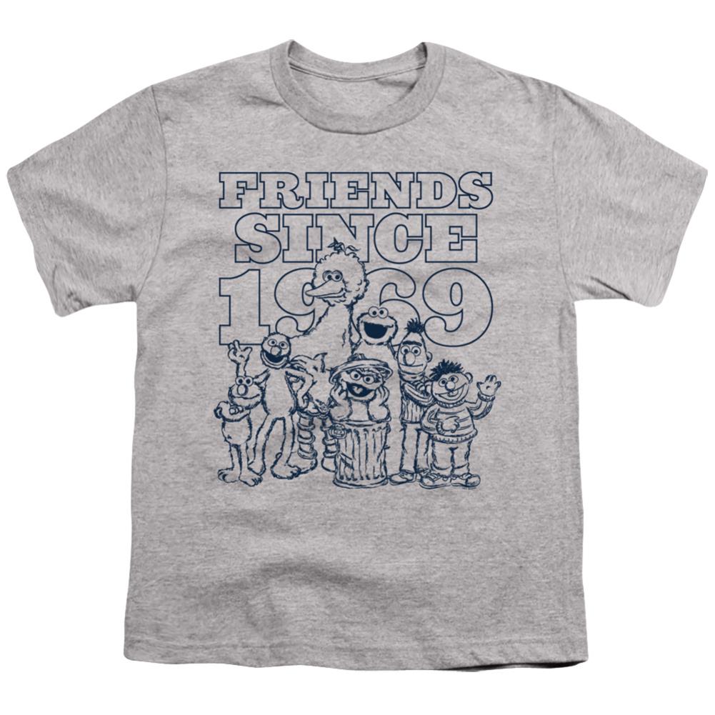 Sesame Street Friends Since Youth 18/1 100% Cotton Short-Sleeve T-Shirt