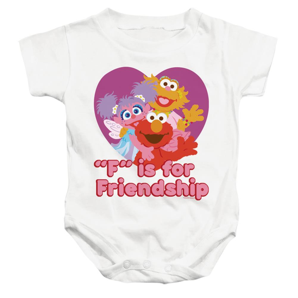 Sesame Street Friendship Infant's Cotton SS Snapsuit