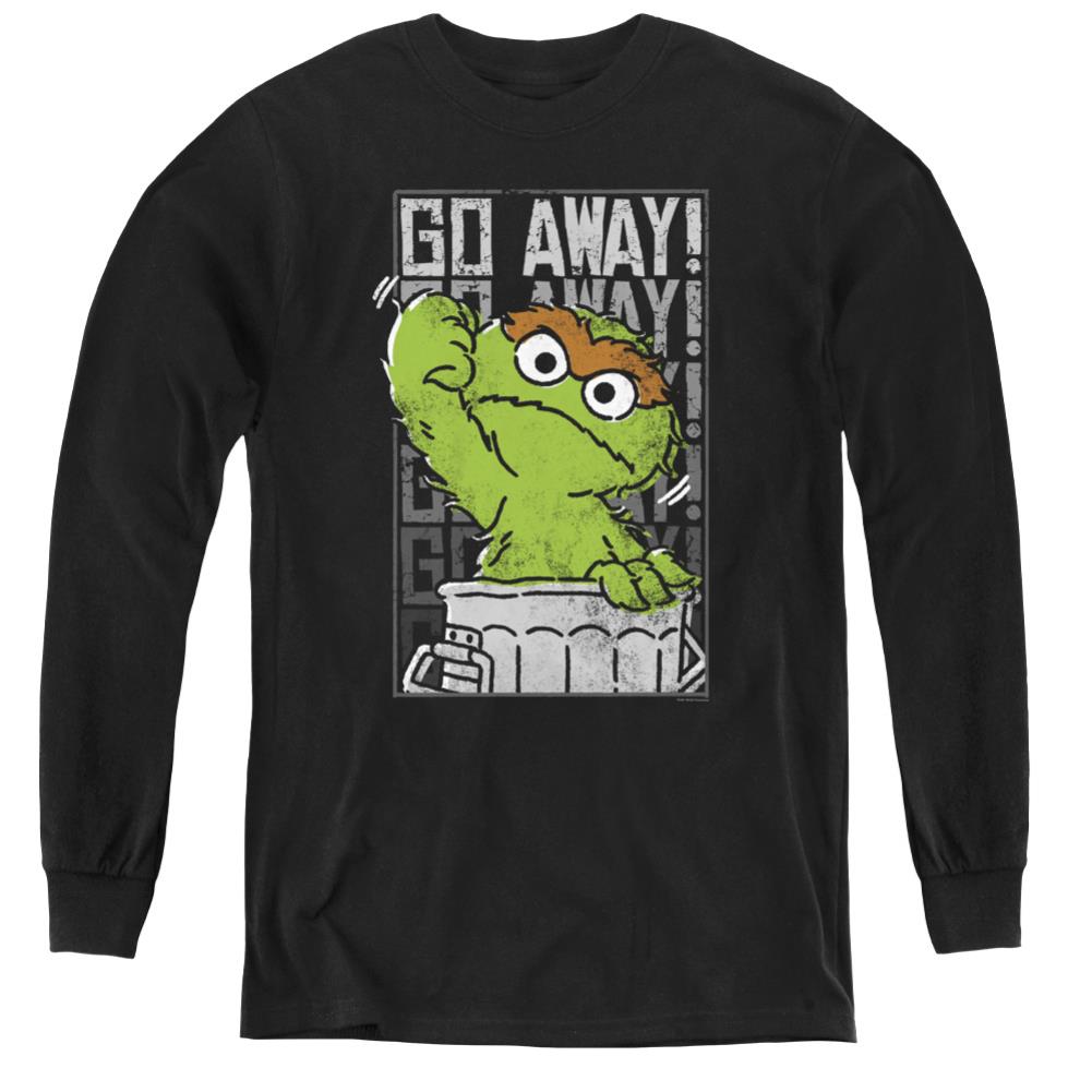 Sesame Street Go Away Youth Long-Sleeve T-Shirt