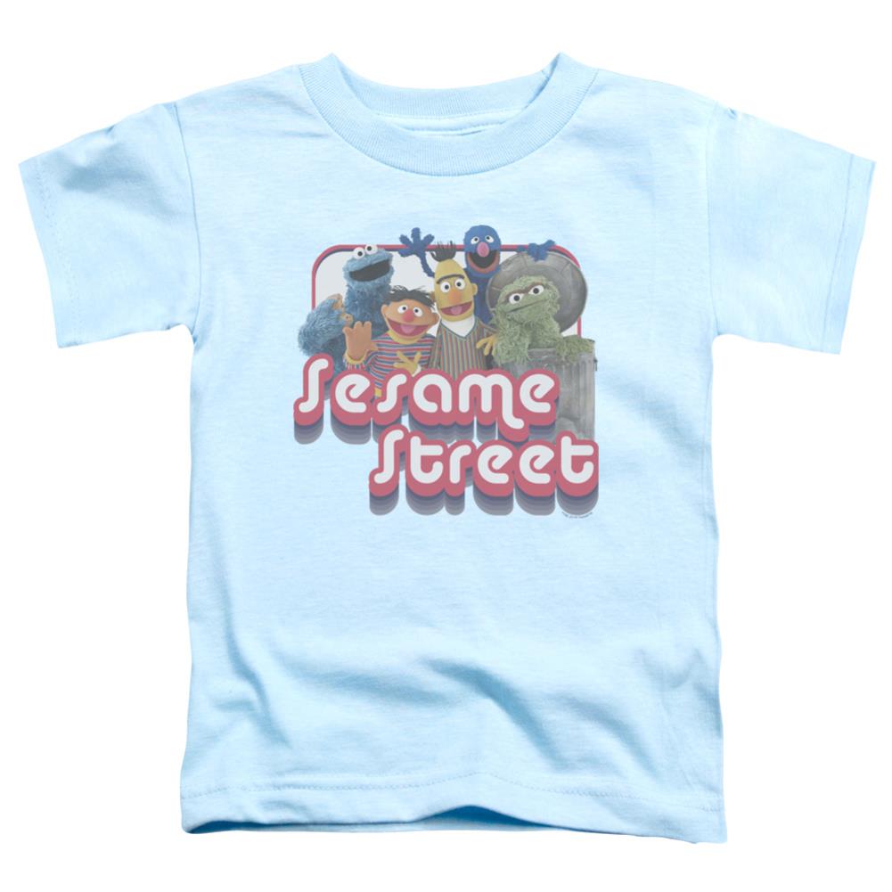 Sesame Street Groovy Group Toddler 18/1 Cotton Short-Sleeve T-Shirt