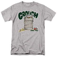 Sesame Street Grouch Men's 18/1 Cotton Short-Sleeve T-Shirt