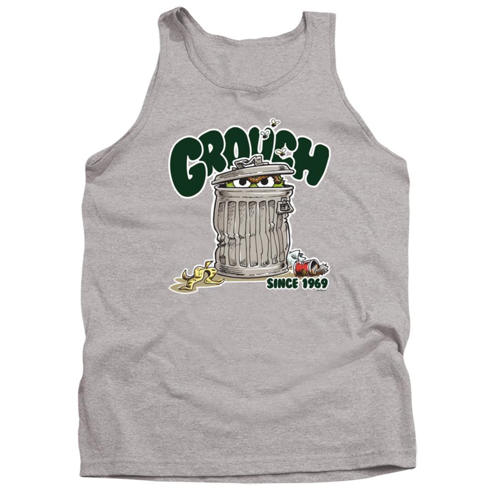 Sesame Street Grouch Men's 18/1 Cotton Tank Top