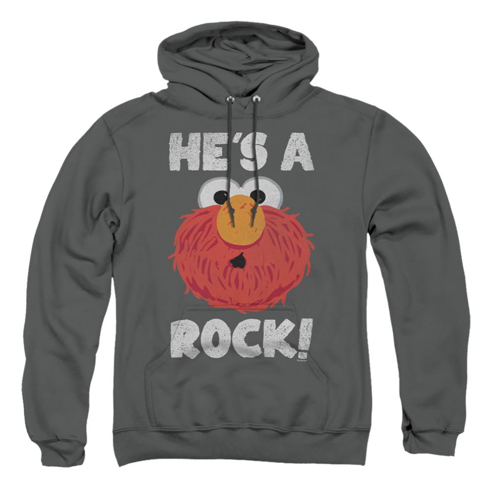 Sesame Street He's A Rock Men's Pull-Over 75 25 Poly Hoodie