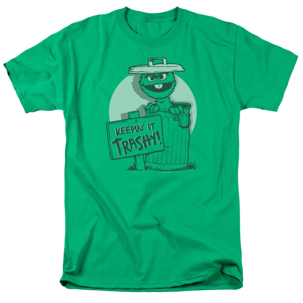 Sesame Street Keepin It Trashy Men's 18/1 Cotton Short-Sleeve T-Shirt