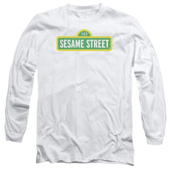 Sesame Street Logo Men's 18/1 Cotton Long-Sleeve T-Shirt