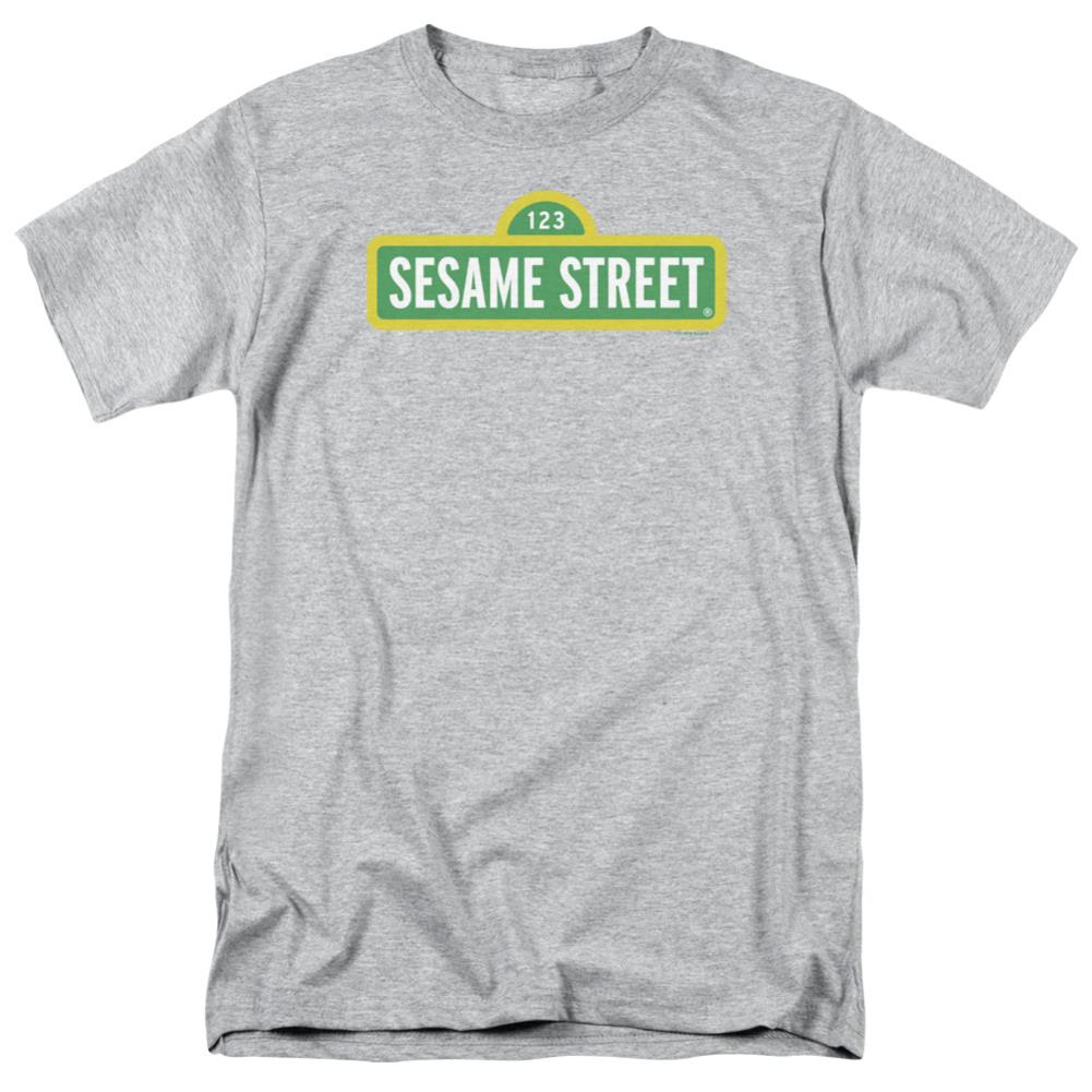Sesame Street Logo Men's 18/1 Cotton Short-Sleeve T-Shirt