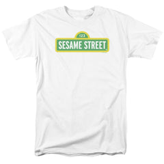Sesame Street Logo Men's 18/1 Cotton Short-Sleeve T-Shirt
