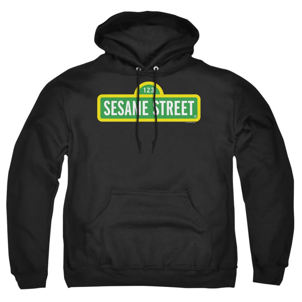 Sesame Street Logo Men's Pull-Over 75 25 Poly Hoodie
