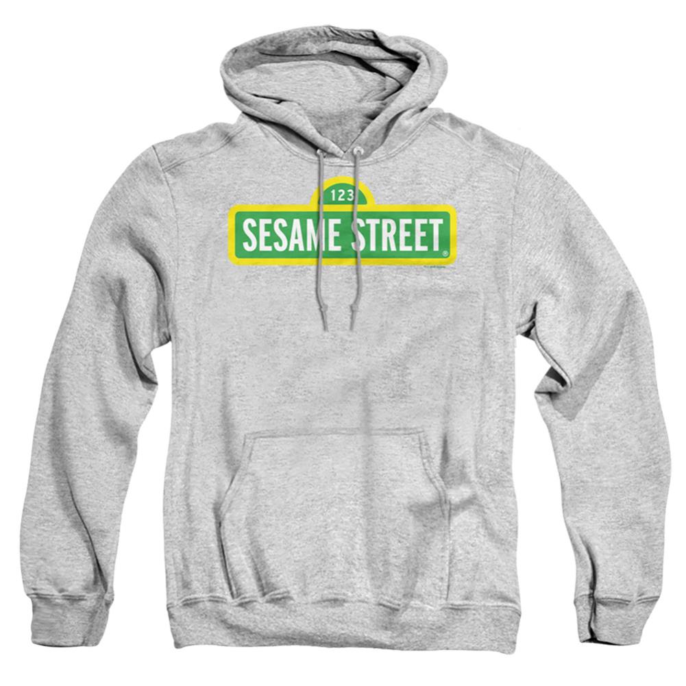 Sesame Street Logo Men's Pull-Over 75 25 Poly Hoodie