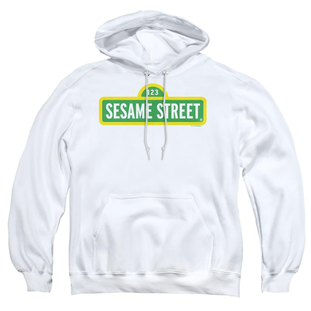 Sesame Street Logo Men's Pull-Over 75 25 Poly Hoodie