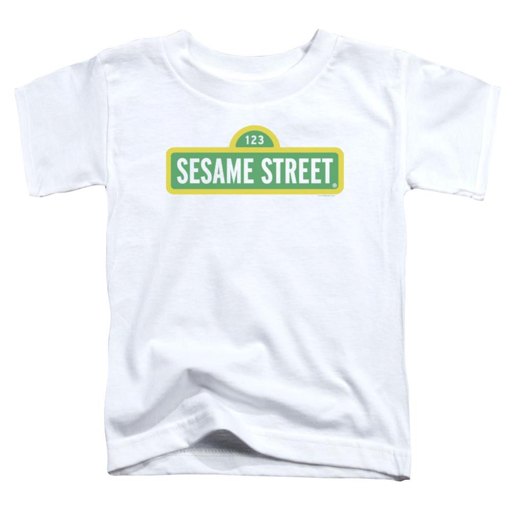 Sesame Street Logo Toddler 18/1 Cotton Short-Sleeve T-Shirt