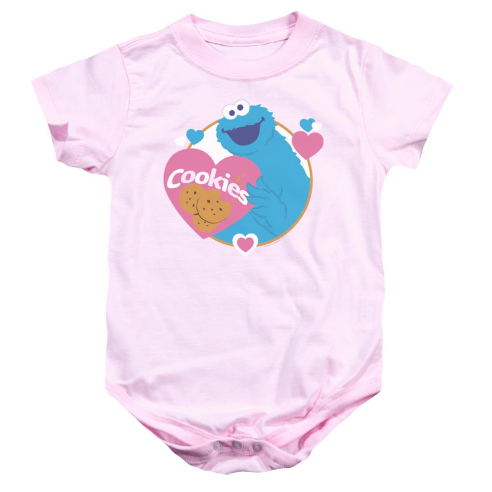Sesame Street Love Cookies Infant's Cotton SS Snapsuit