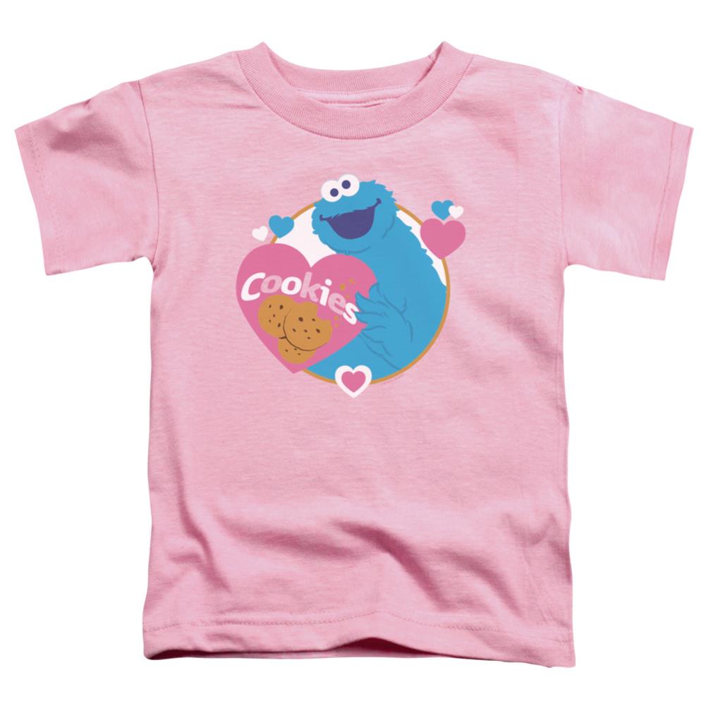 Sesame Street Love Cookies Toddler 18/1 Cotton Short-Sleeve T-Shirt