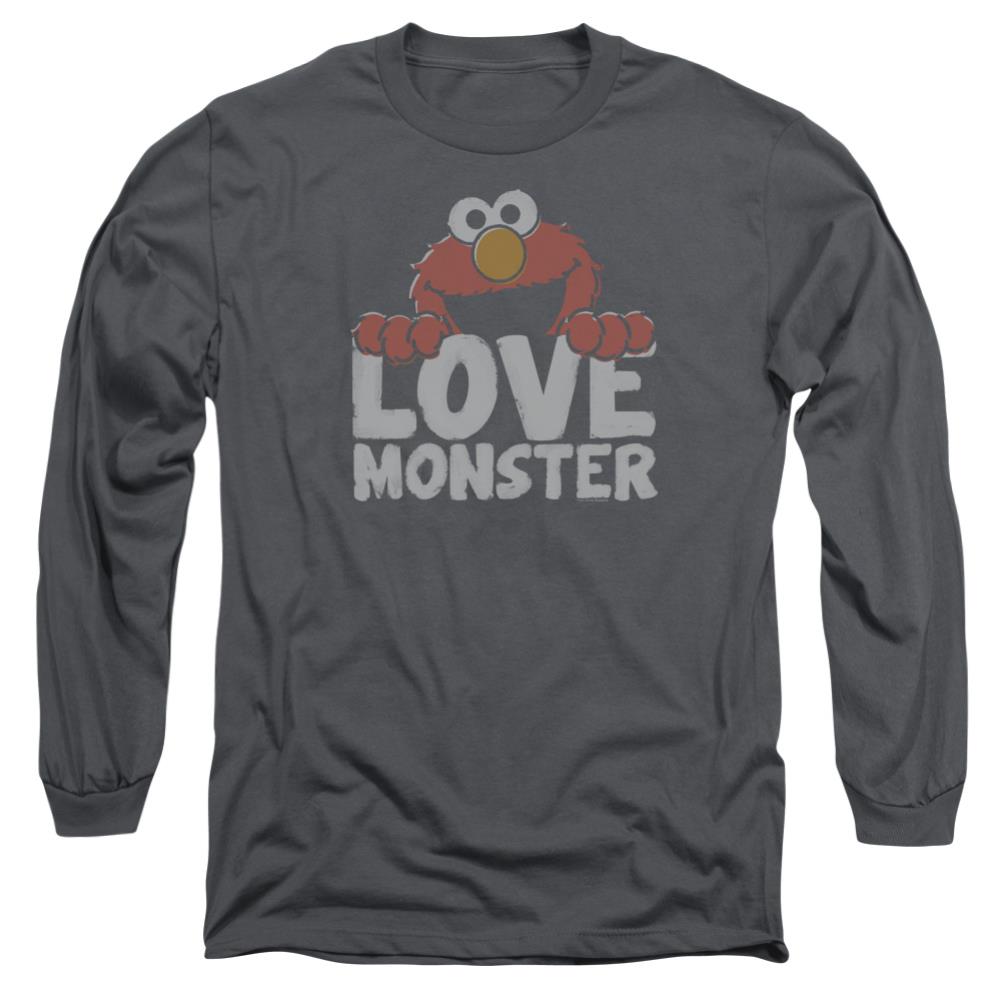 Sesame Street Love Monster Men's 18/1 Cotton Long-Sleeve T-Shirt