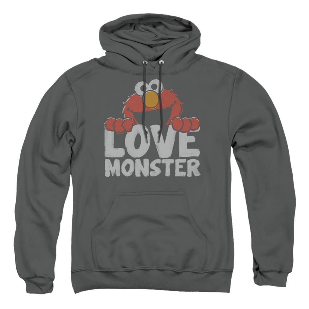 Sesame Street Love Monster Men's Pull-Over 75 25 Poly Hoodie