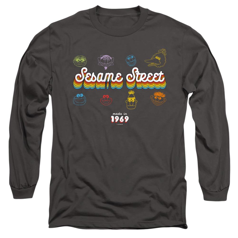 Sesame Street Made In 1969 Men's 18/1 Cotton Long-Sleeve T-Shirt