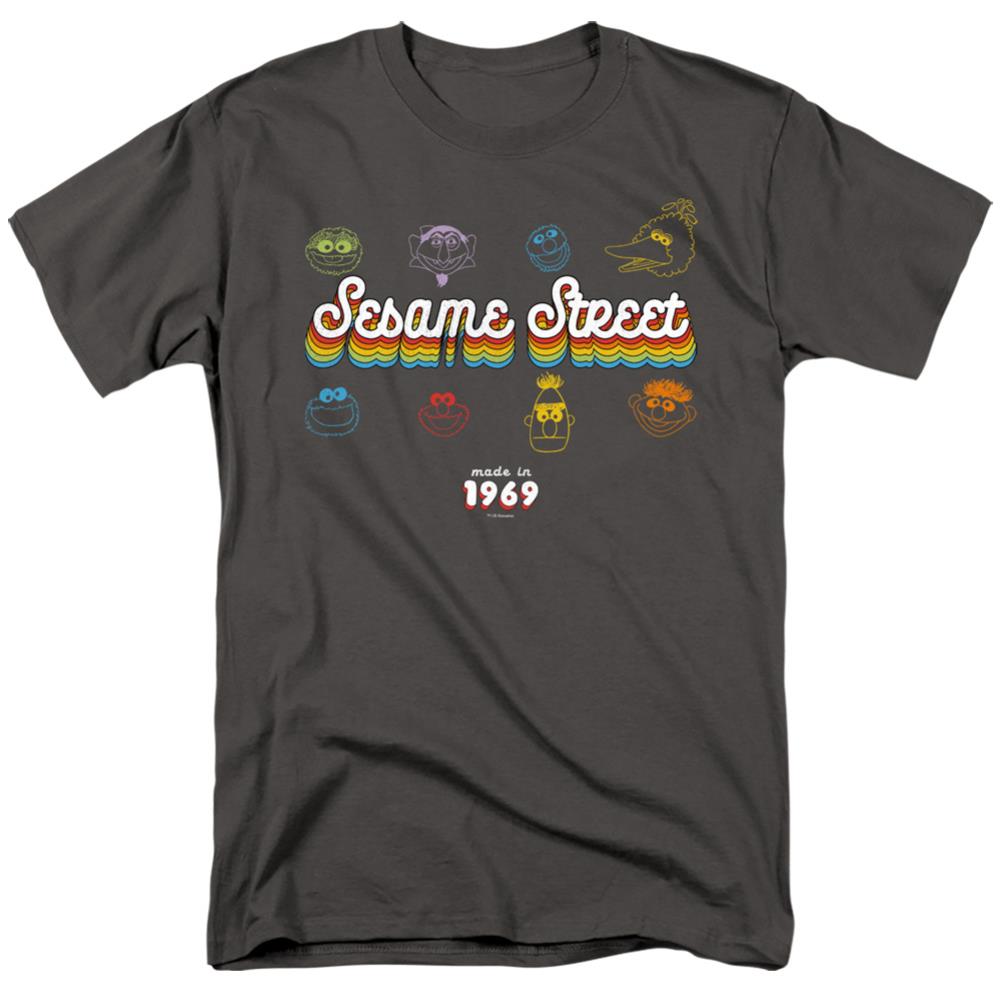Sesame Street Made In 1969 Men's 18/1 Cotton Short-Sleeve T-Shirt