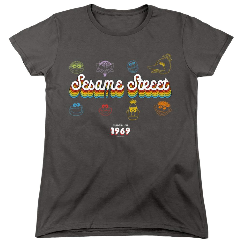 Sesame Street Made In 1969 Women's 18/1 Cotton Short-Sleeve T-Shirt