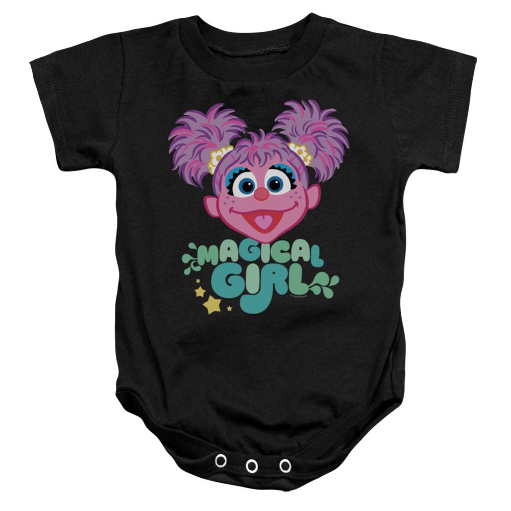 Sesame Street Magical Girl Abby Cadabby Infant's Cotton SS Snapsuit