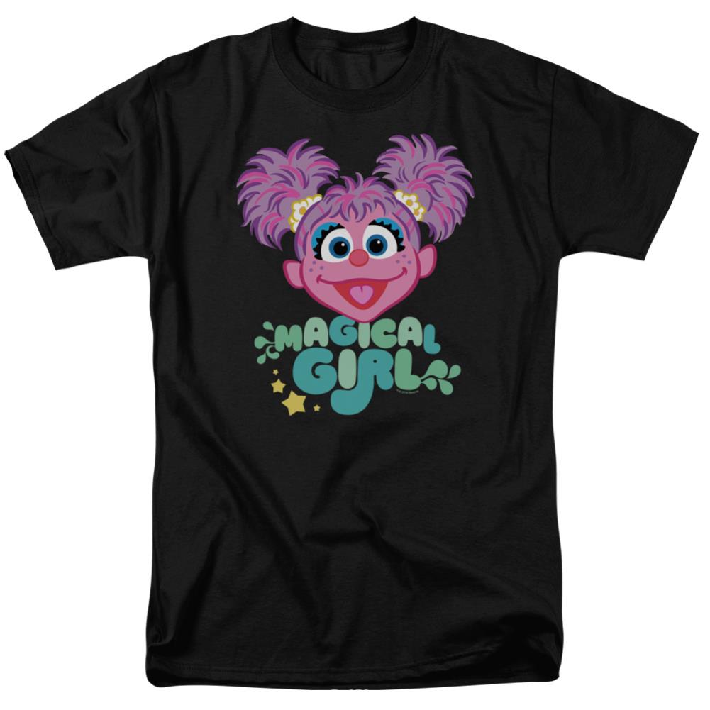 Sesame Street Magical Girl Abby Cadabby Men's 18/1 Cotton Short-Sleeve T-Shirt