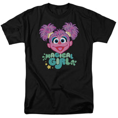 Sesame Street Magical Girl Abby Cadabby Men's 18/1 Cotton Short-Sleeve T-Shirt
