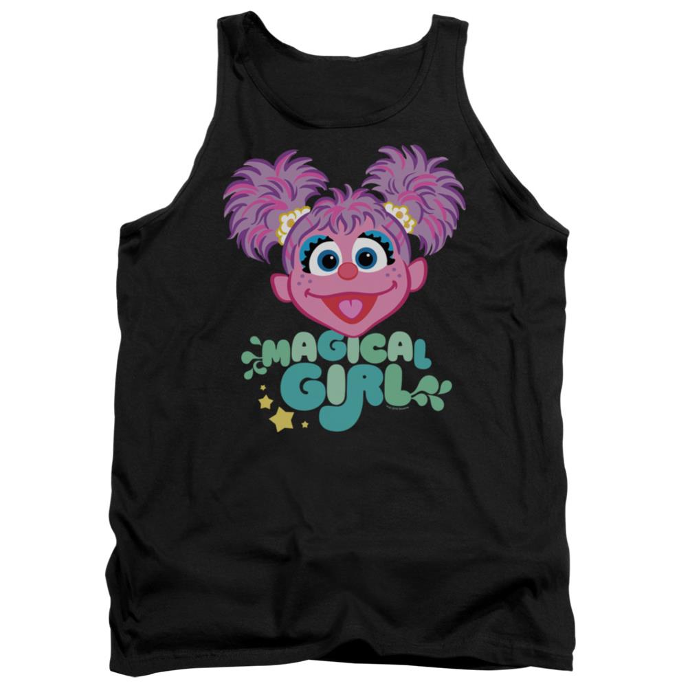 Sesame Street Magical Girl Abby Cadabby Men's 18/1 Cotton Tank Top