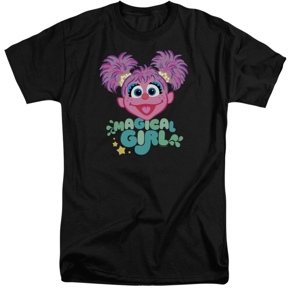 Sesame Street Magical Girl Abby Cadabby Men's 18/1 Tall Cotton Short-Sleeve T-Shirt