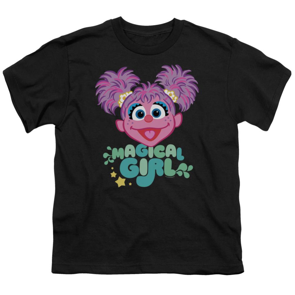 Sesame Street Magical Girl Abby Cadabby Youth 18/1 100% Cotton Short-Sleeve T-Shirt