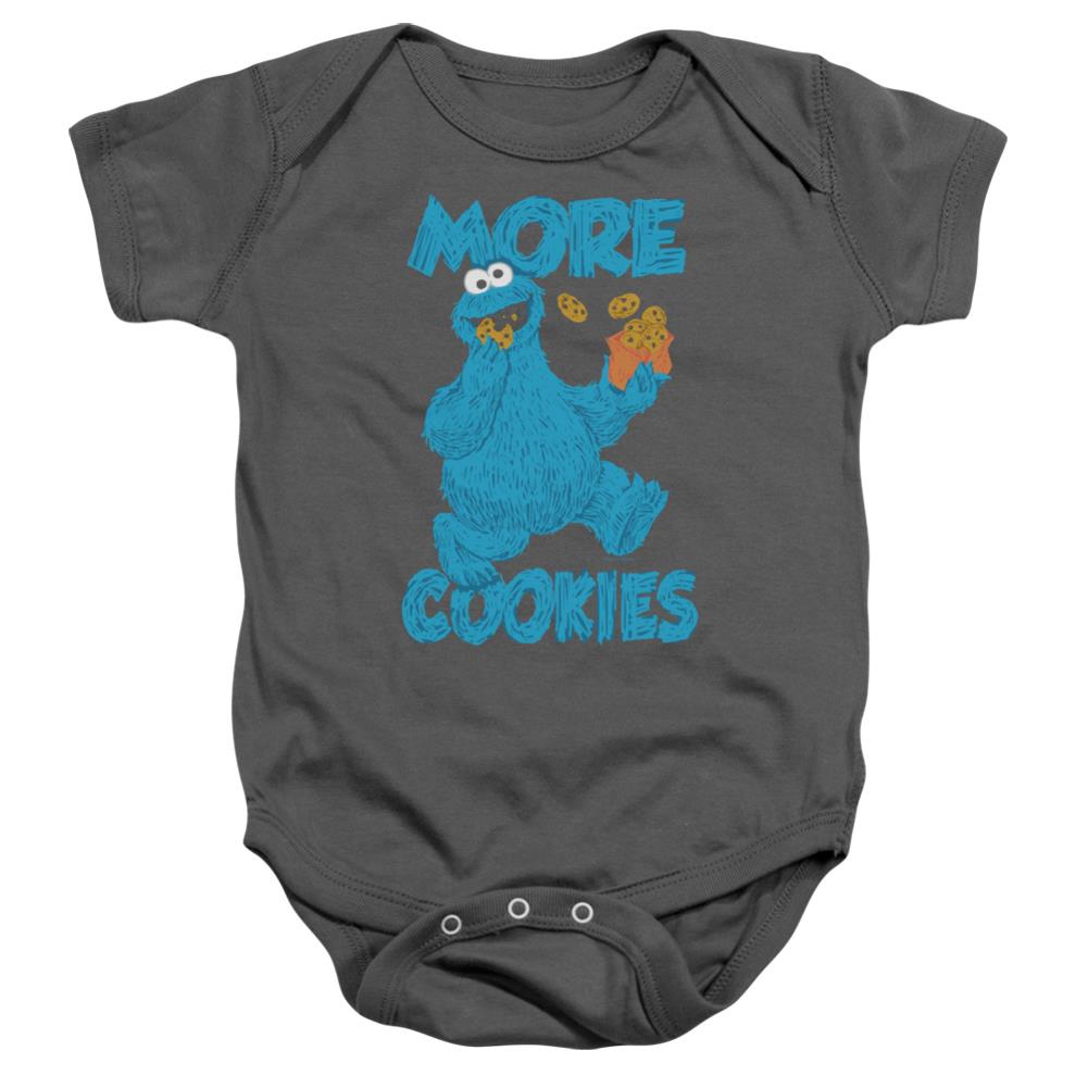 Sesame Street More Cookies Infant's Cotton SS Snapsuit