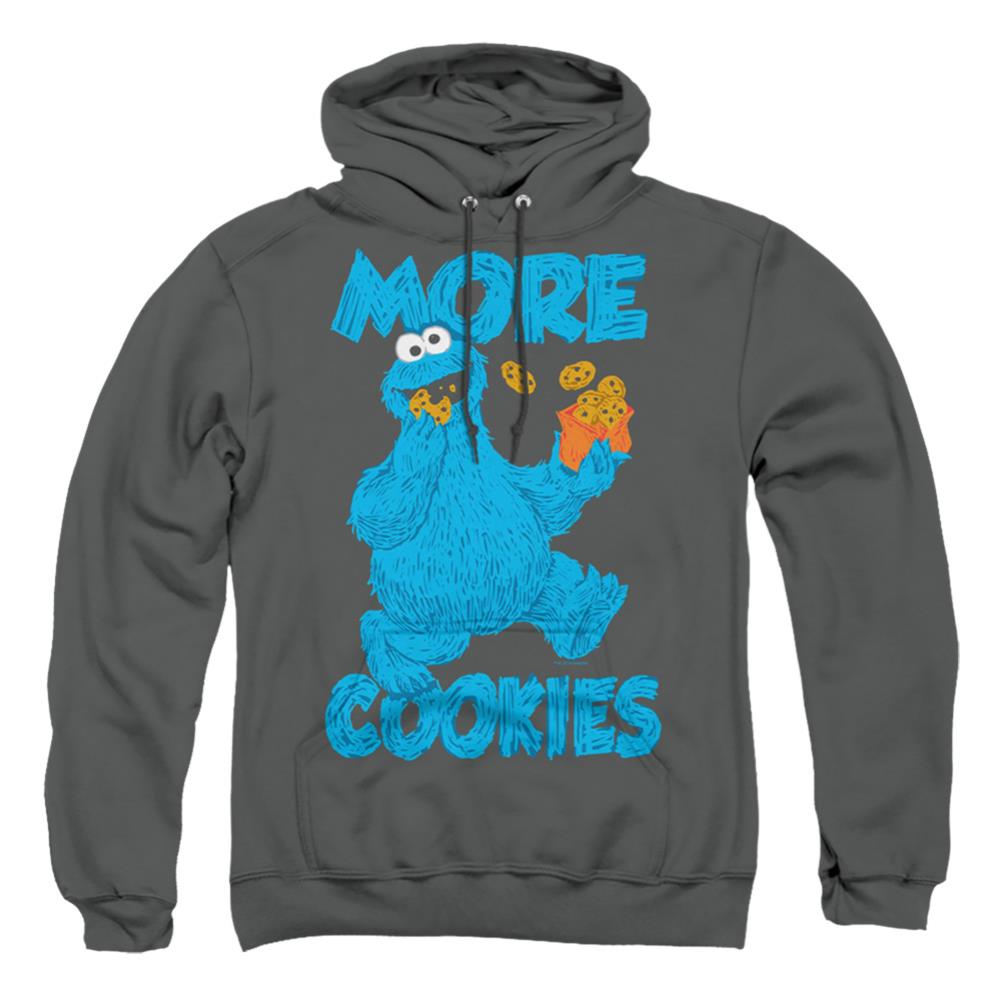 Sesame Street More Cookies Men's Pull-Over 75 25 Poly Hoodie