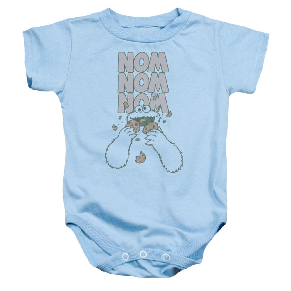 Sesame Street Nom Nom Infant's Cotton SS Snapsuit